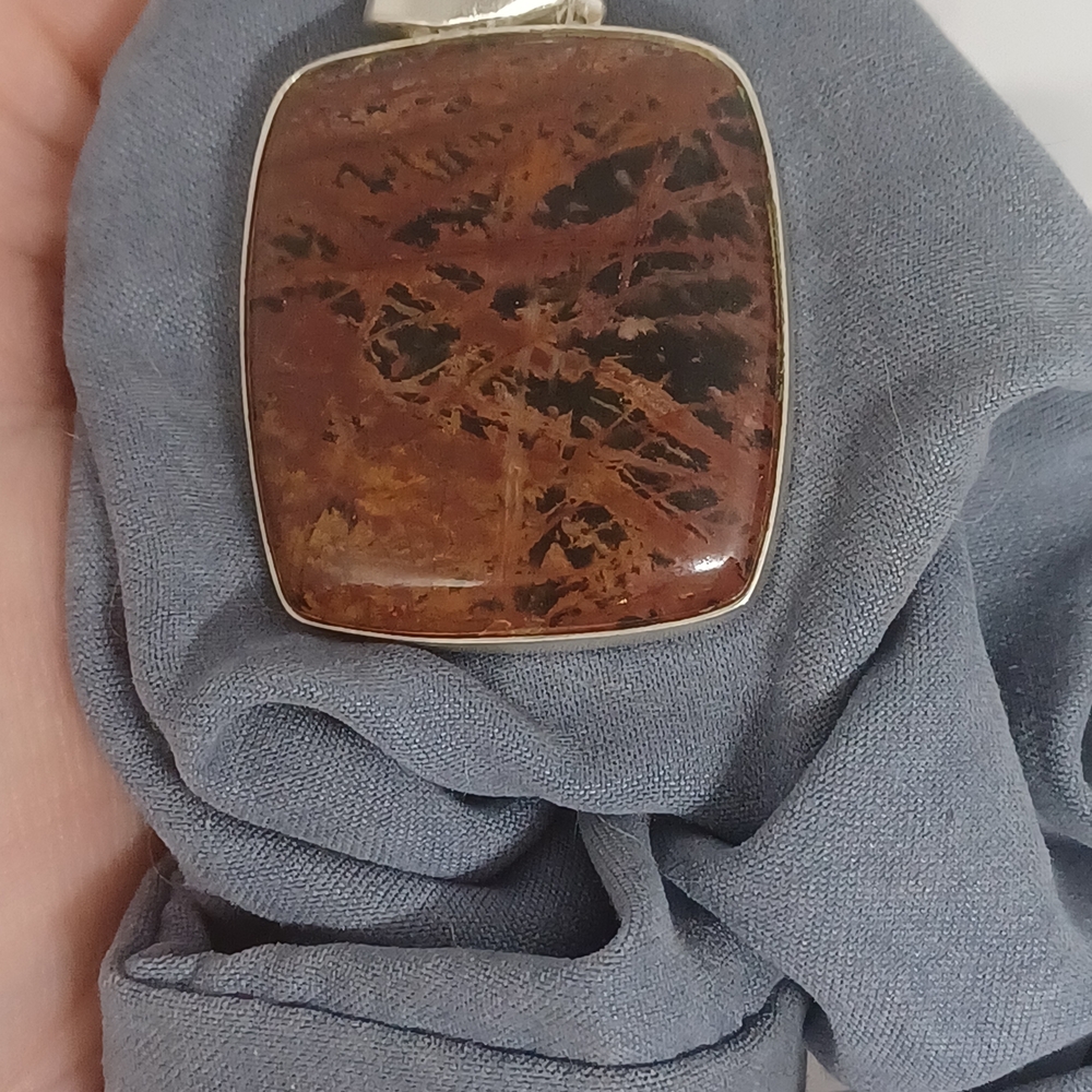 Gemstone Mahogany Obsidian Pendant - Picture 11 of 15